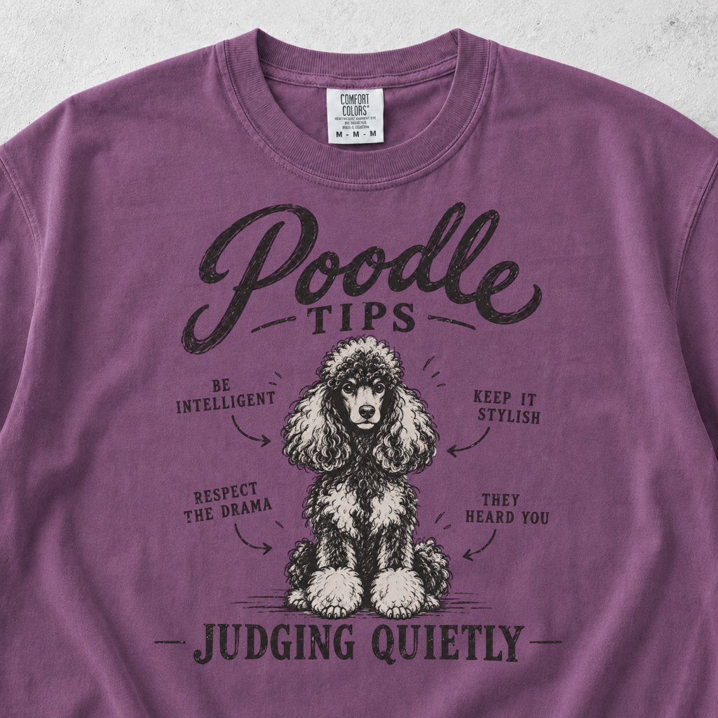 Poodle Tips T-shirt