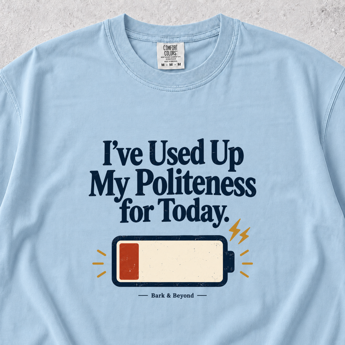 Used Up My Politeness T-shirt