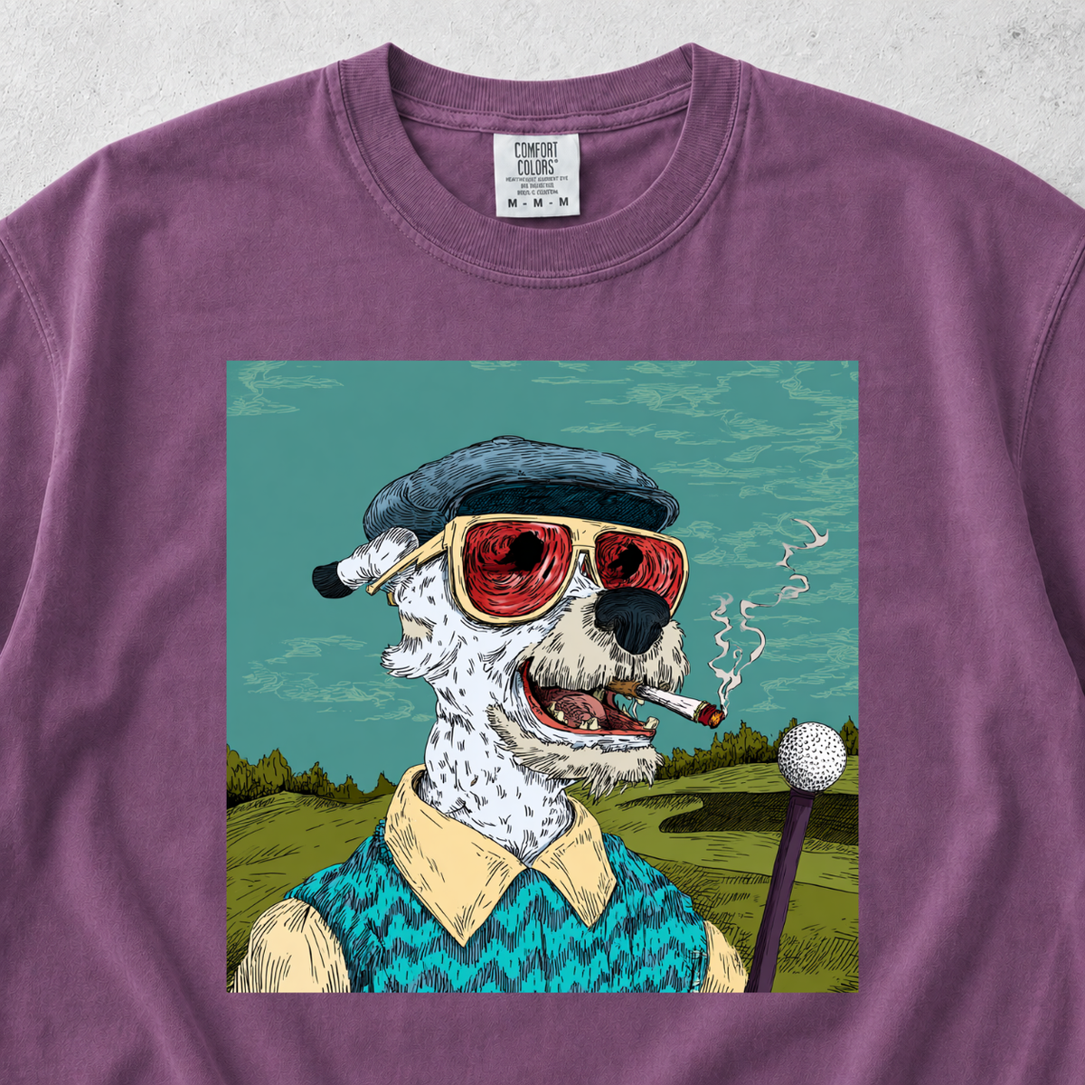 Golfer Dog 2.0 T-shirt