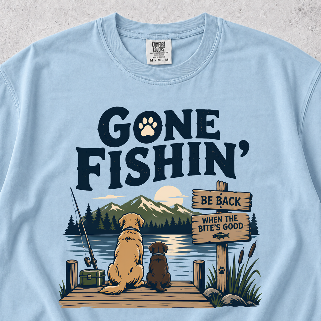 Gone Fishin T-shirt