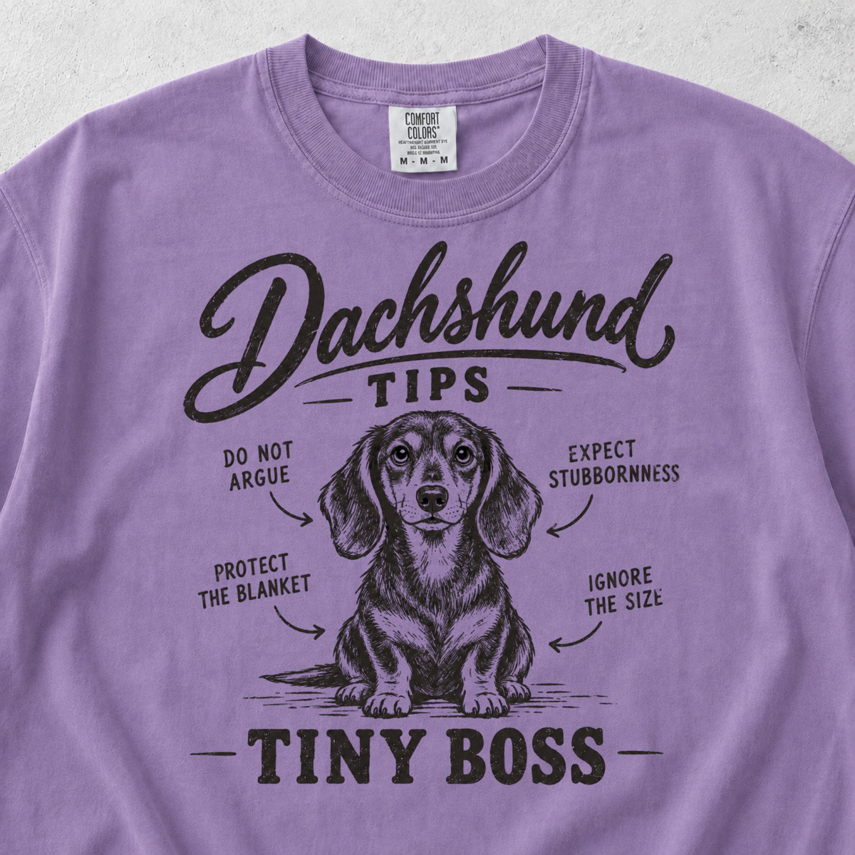 Dachshund Tips T-shirt