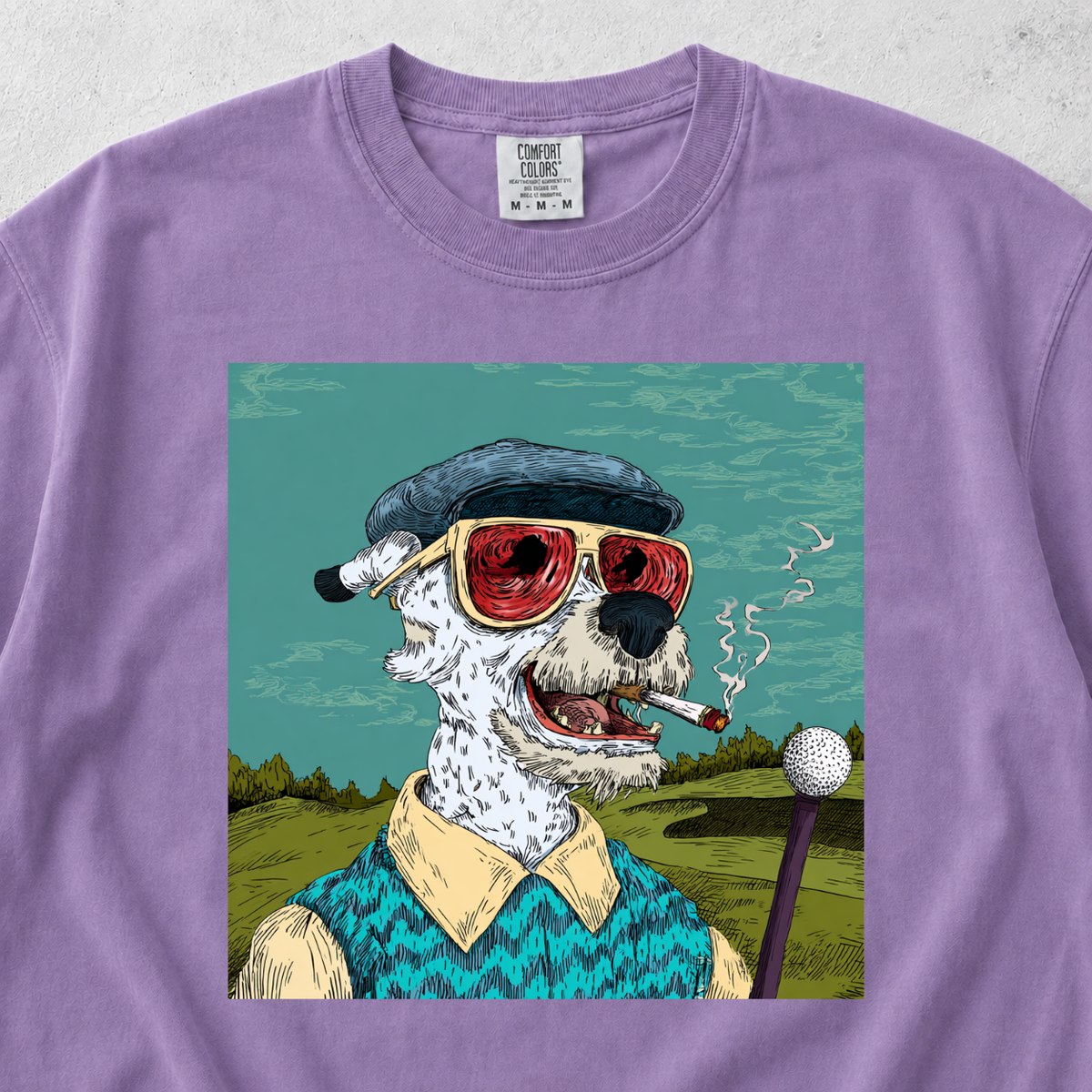 Golfer Dog 2.0 T-shirt