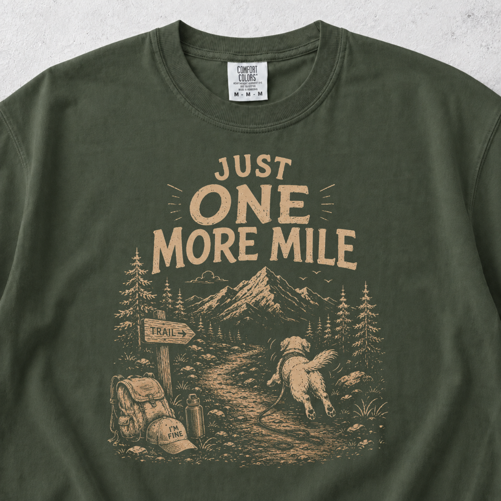 Just one more mile  T-shirt