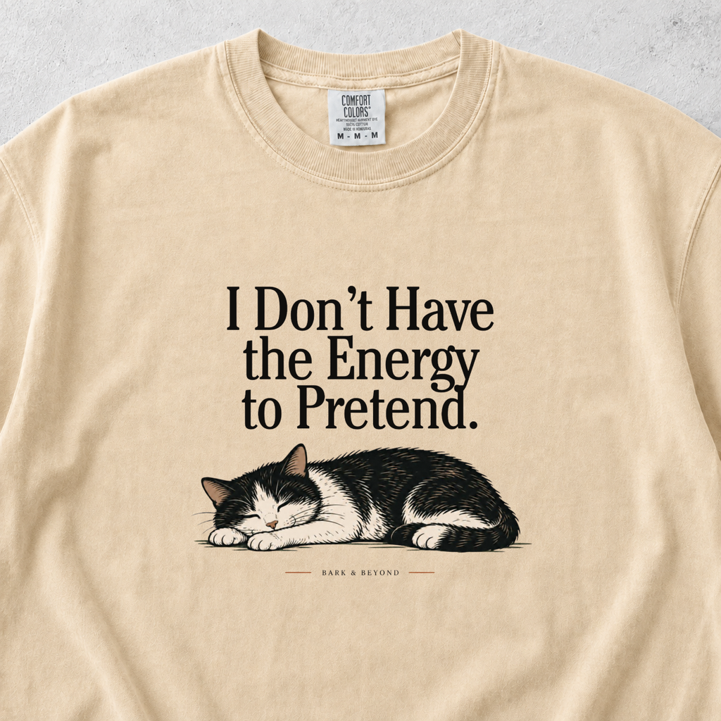 I Don't Have the Energy to Pretend T-shirt