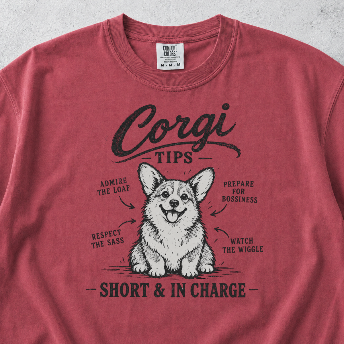 Corgi Tips T-shirt
