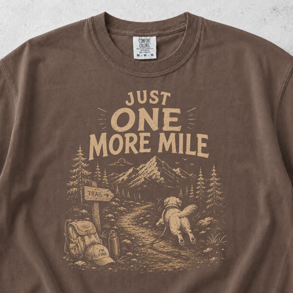 Just one more mile  T-shirt