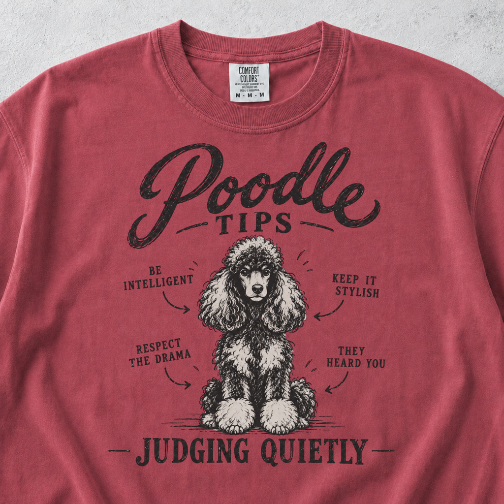Poodle Tips T-shirt