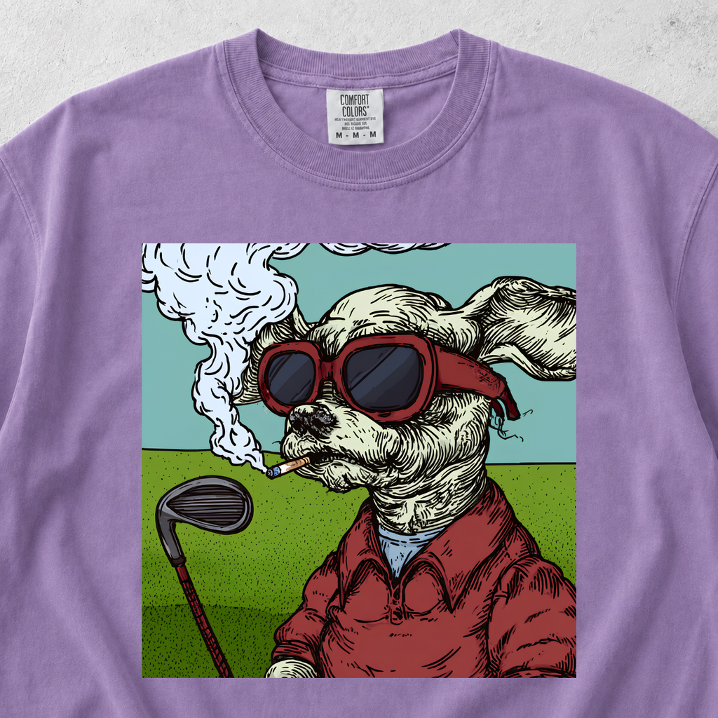 Golfer Dog T-shirt
