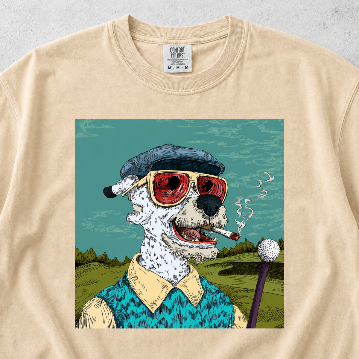 Golfer Dog 2.0 T-shirt