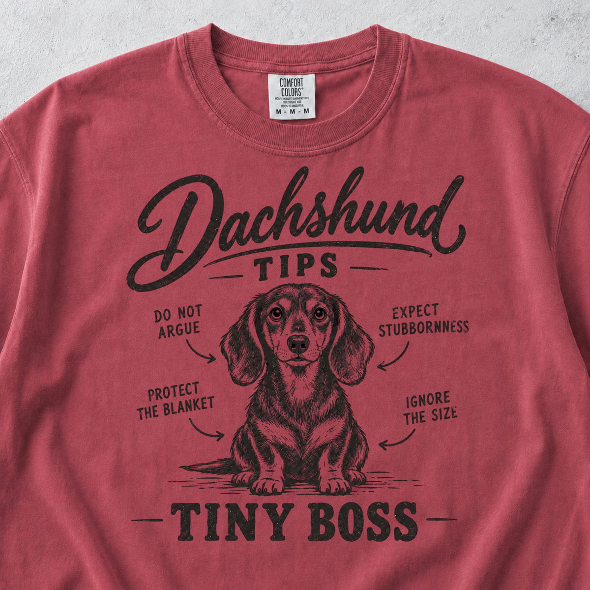 Dachshund Tips T-shirt