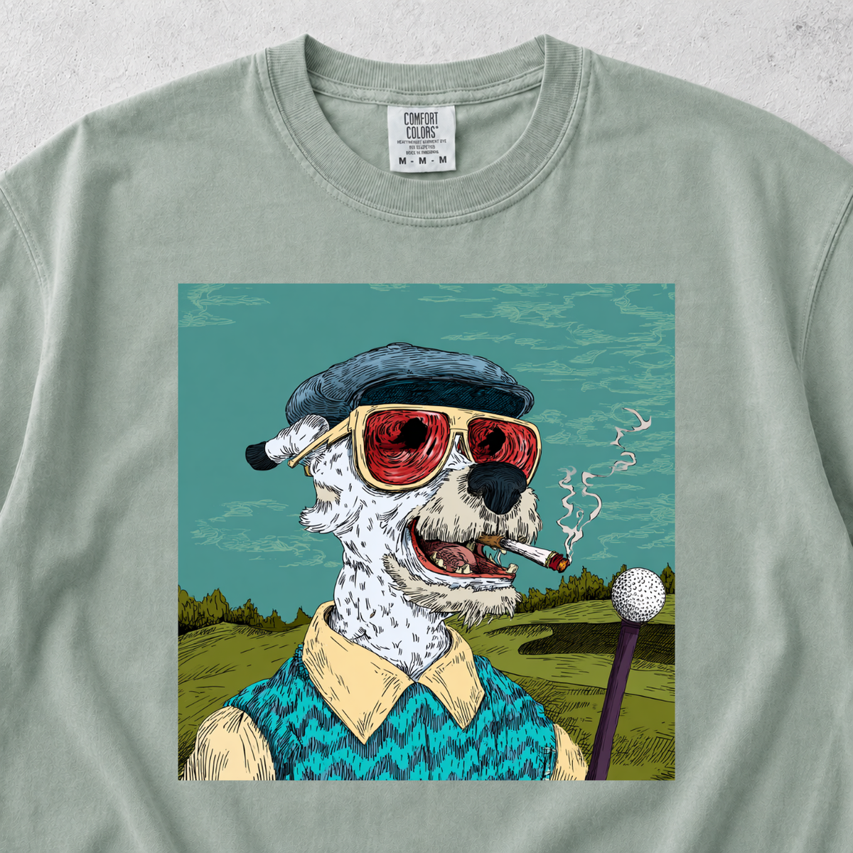 Golfer Dog 2.0 T-shirt