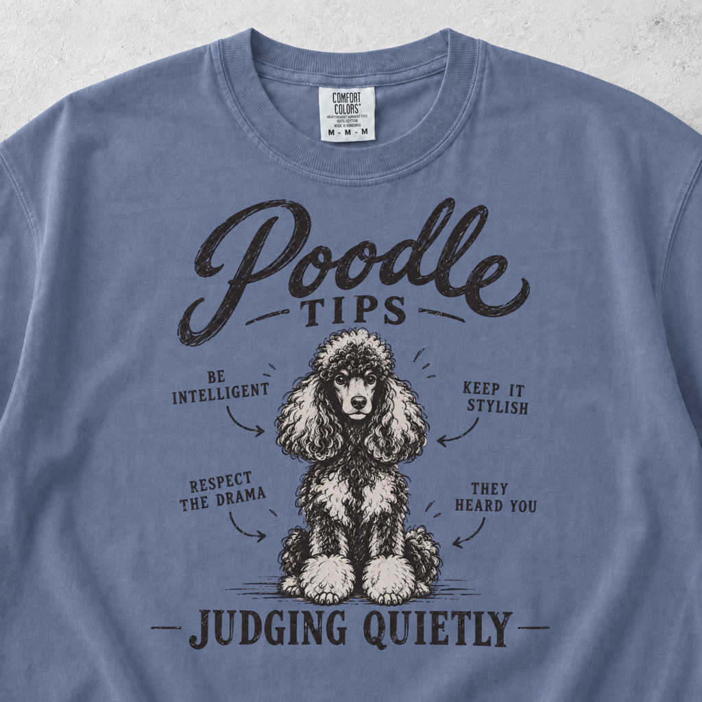 Poodle Tips T-shirt