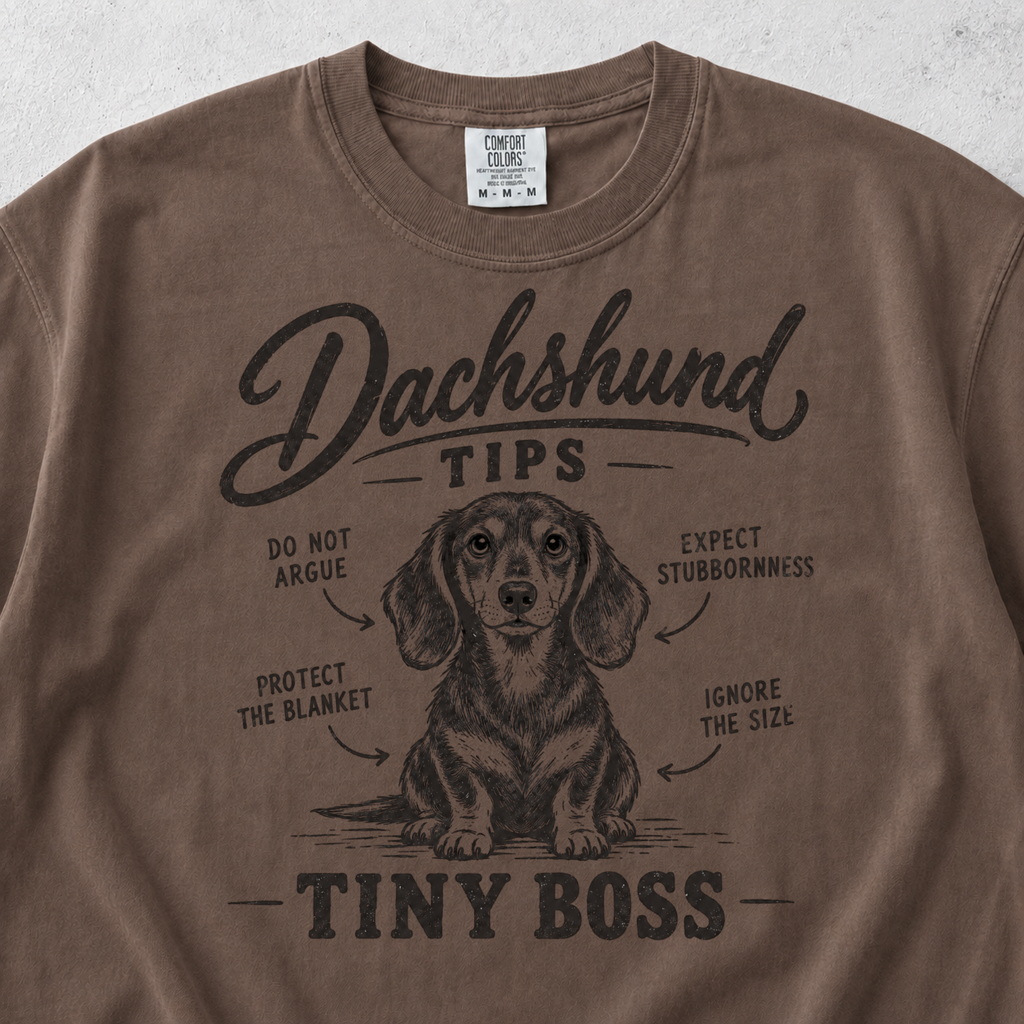 Dachshund Tips T-shirt