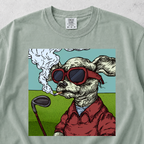 Golfer Dog T-shirt