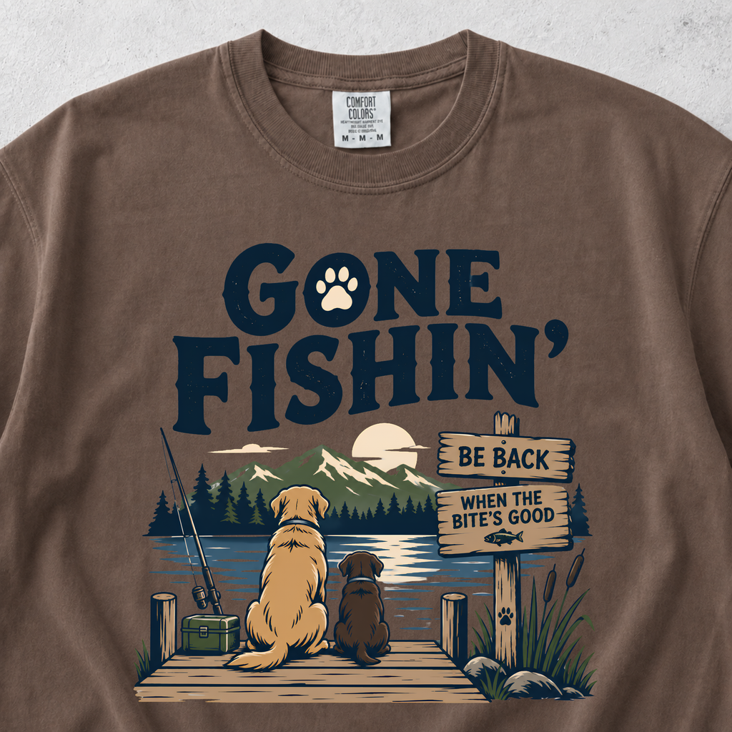Gone Fishin T-shirt