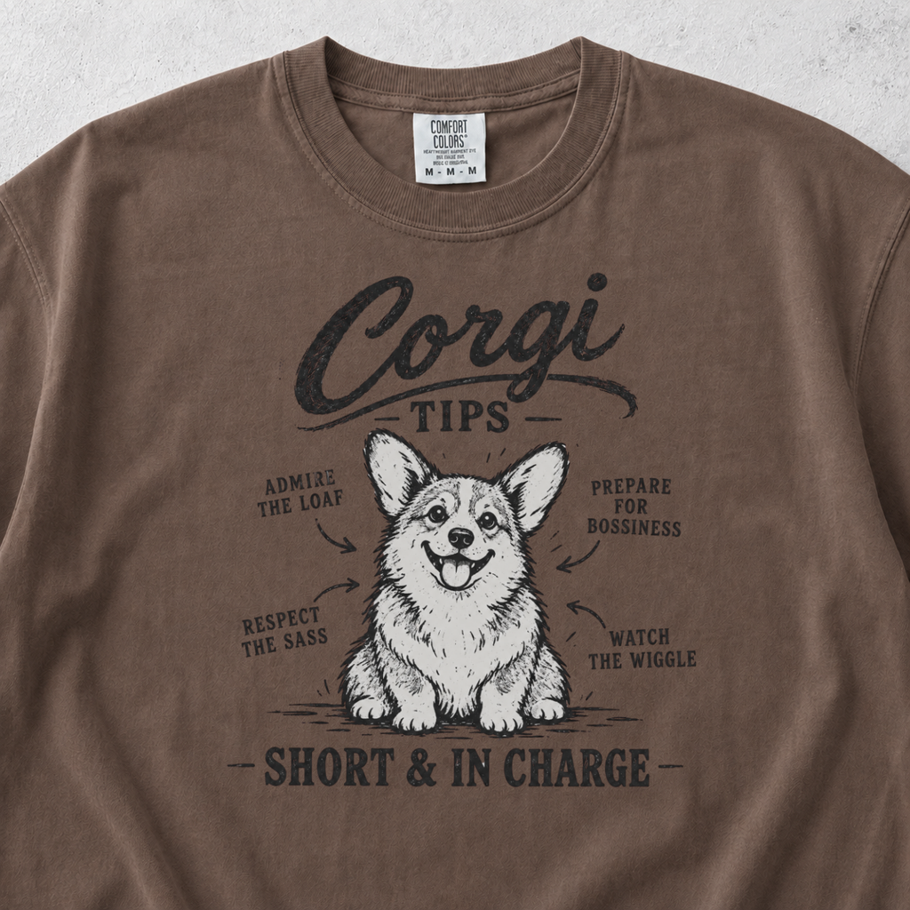Corgi Tips T-shirt