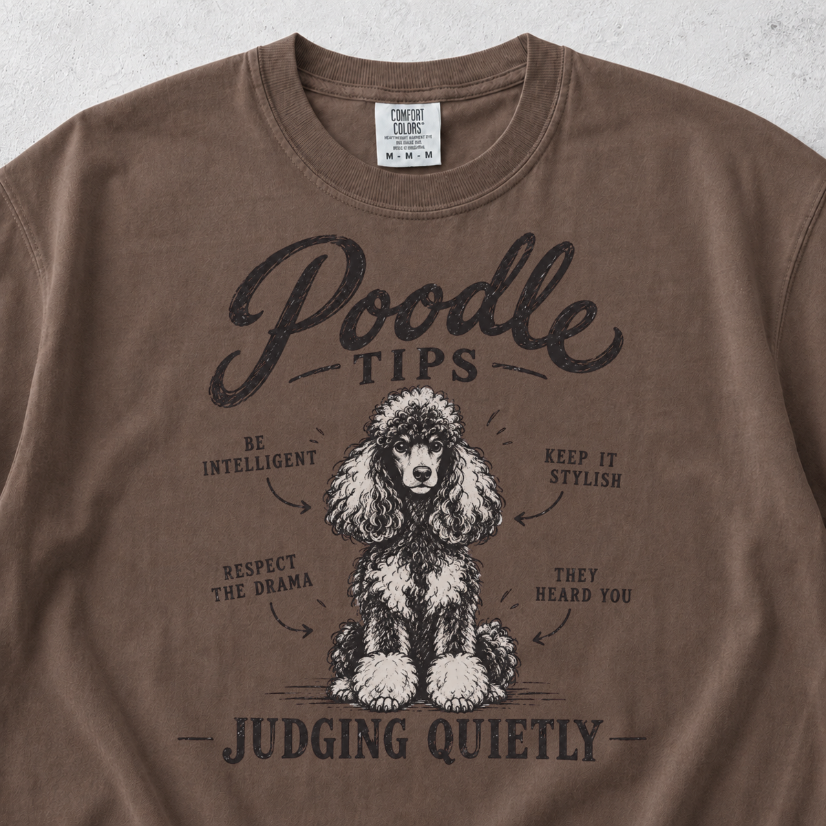 Poodle Tips T-shirt