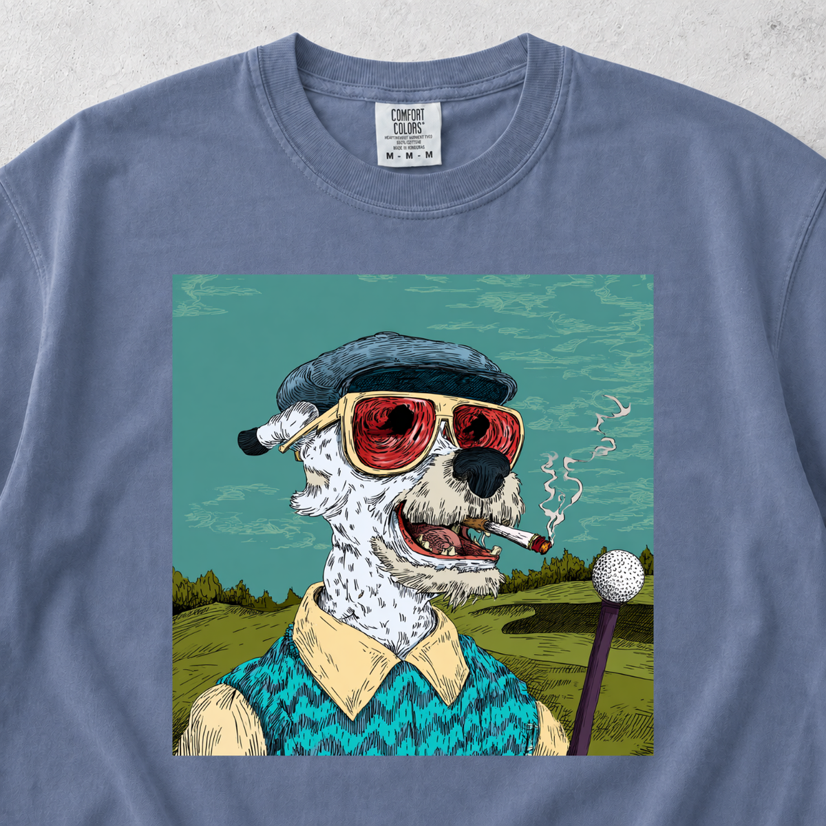 Golfer Dog 2.0 T-shirt