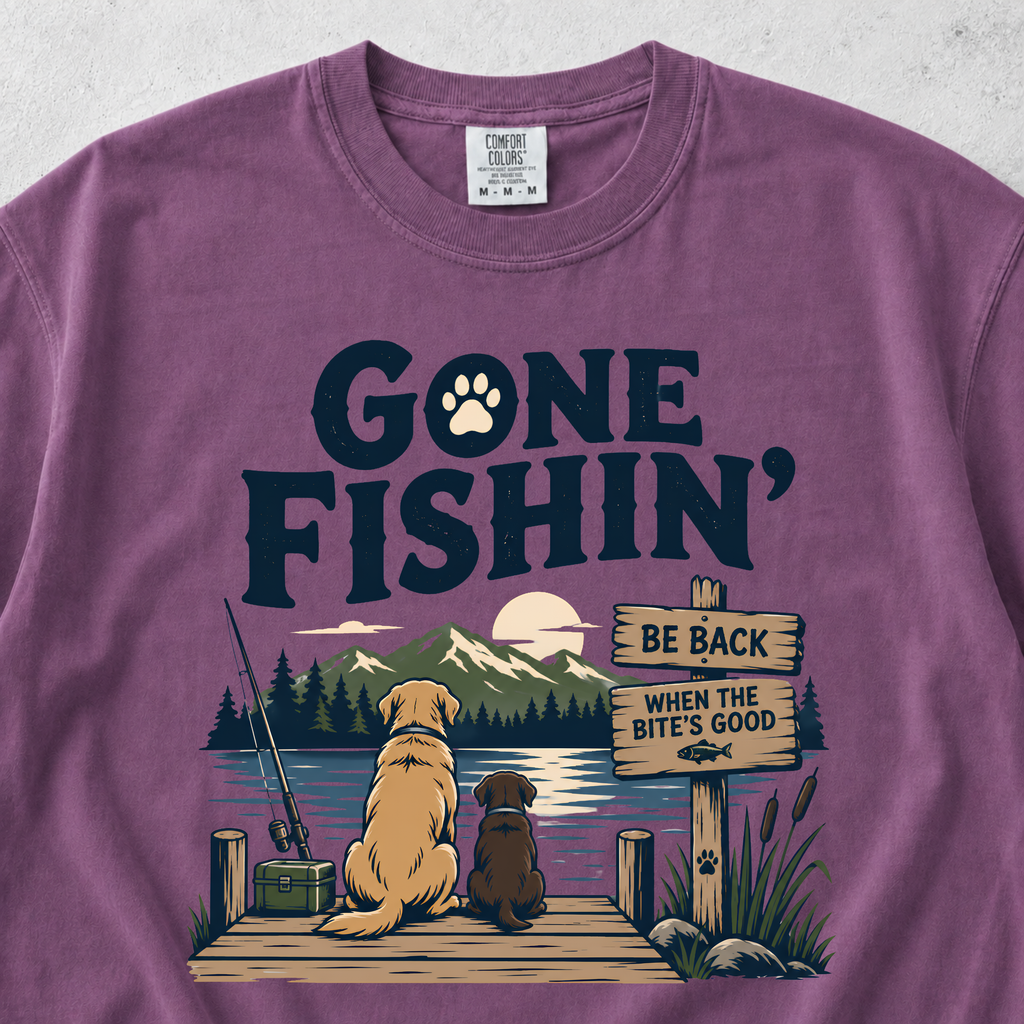 Gone Fishin T-shirt