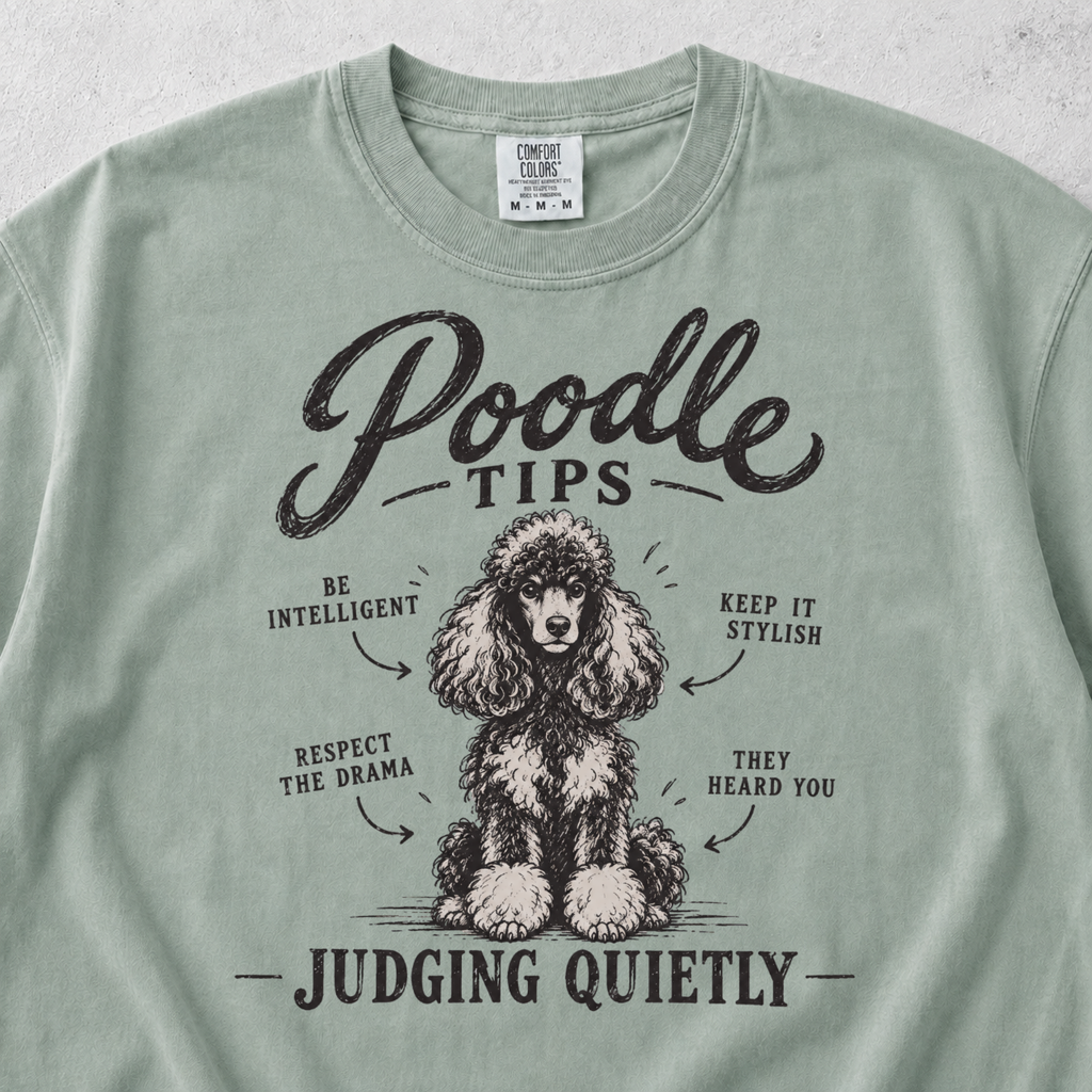 Poodle Tips T-shirt