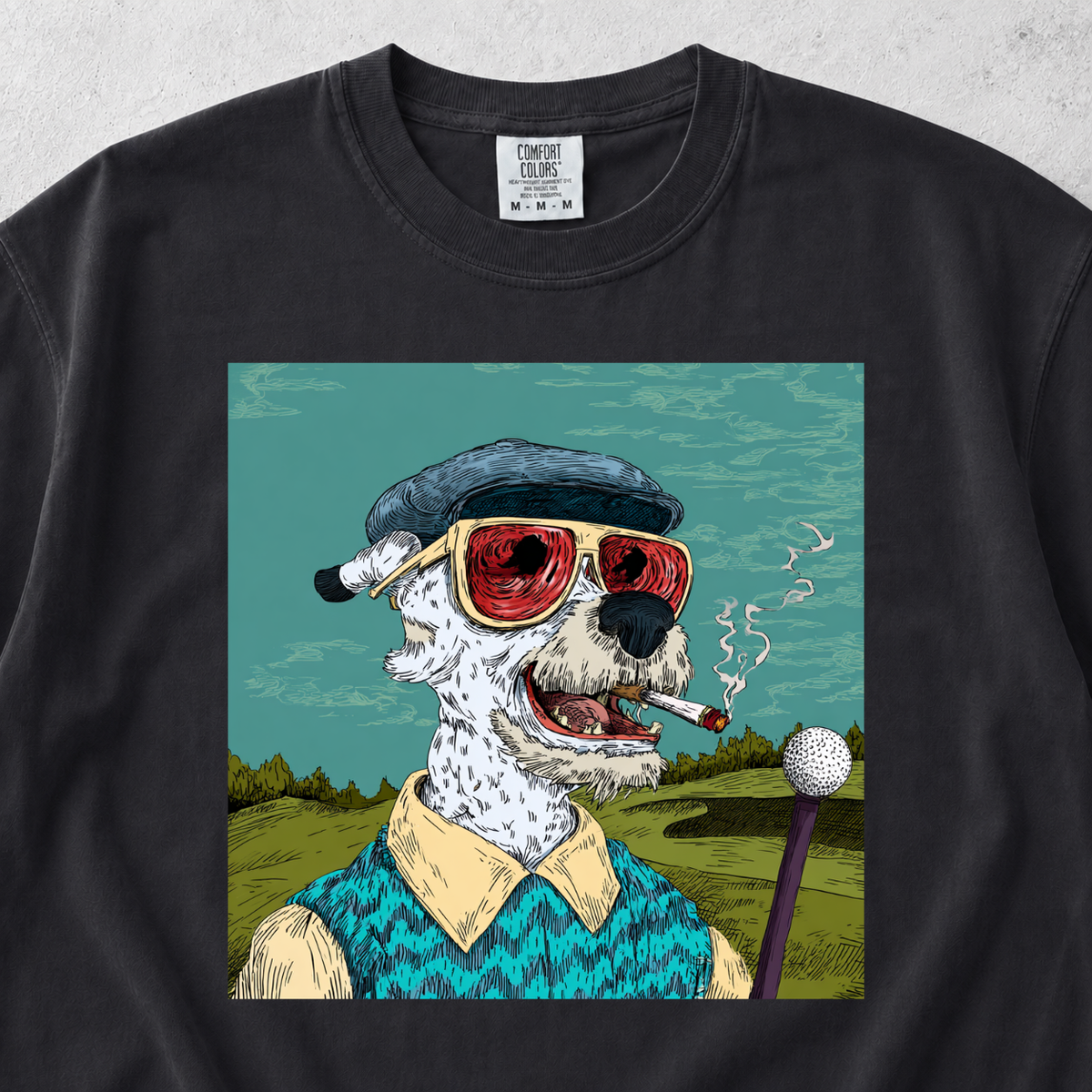 Golfer Dog 2.0 T-shirt