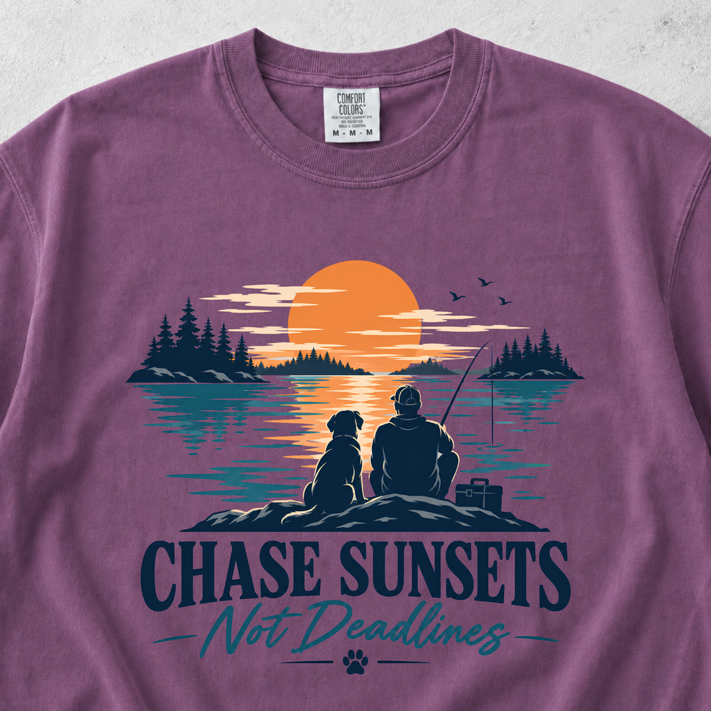 Chase Sunsets Not Dreams T-shirt