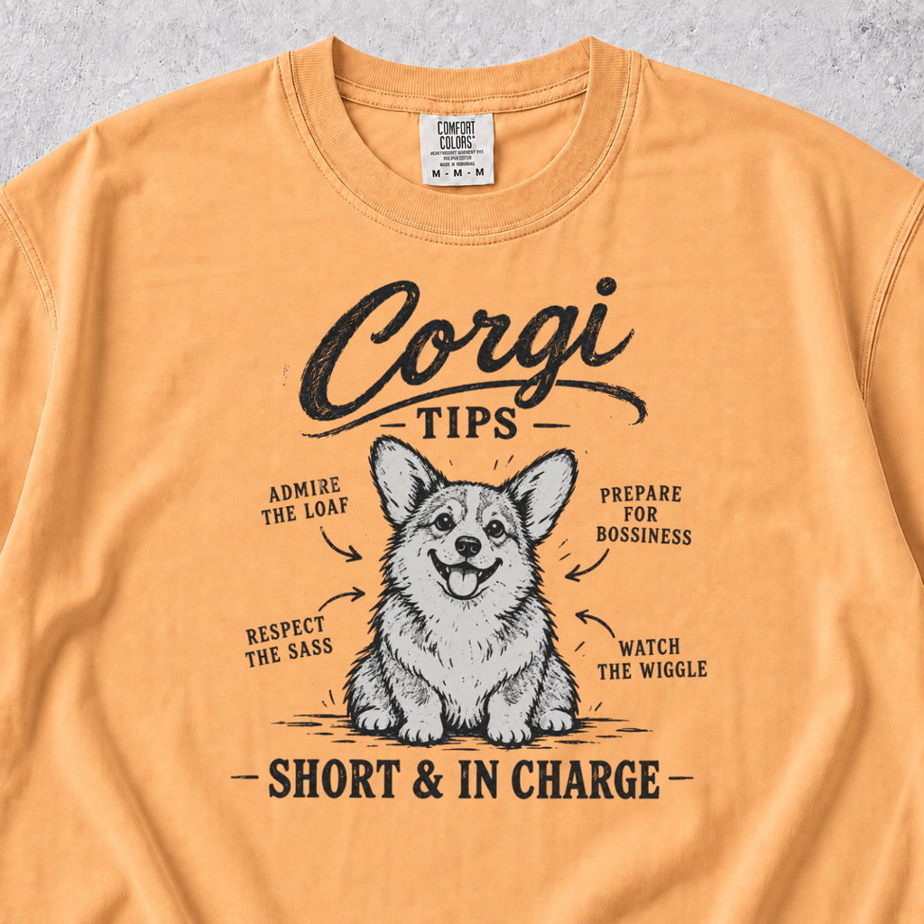 Corgi Tips T-shirt