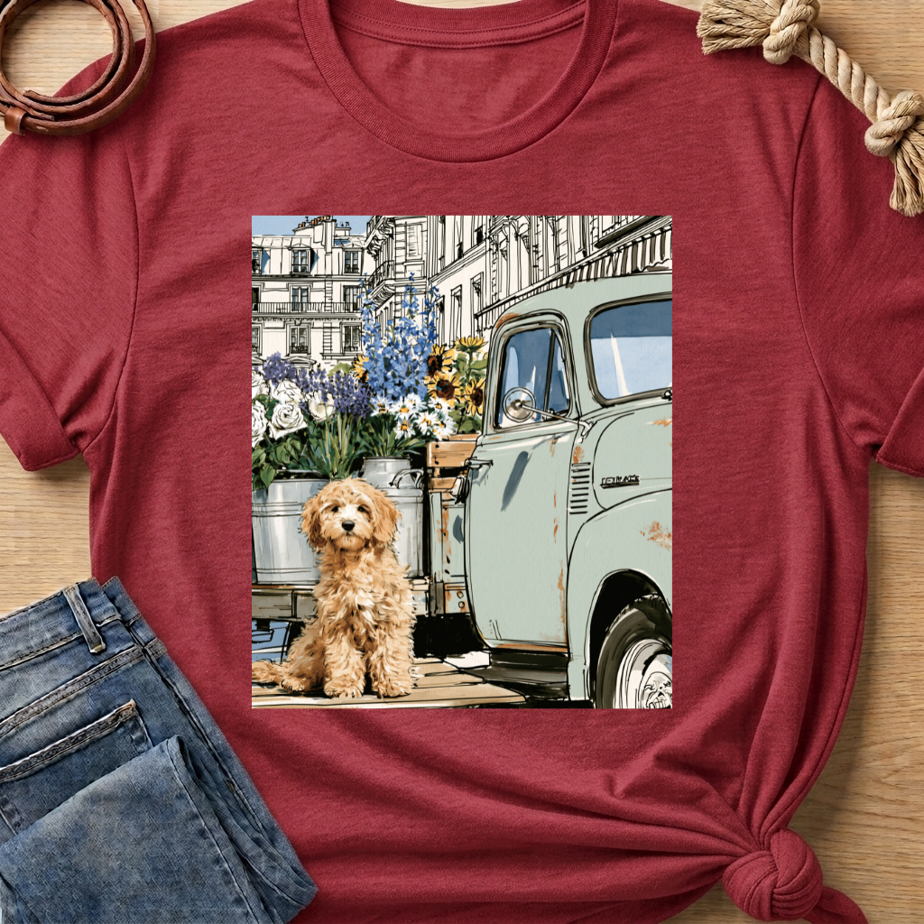 Flower Dog T-shirt