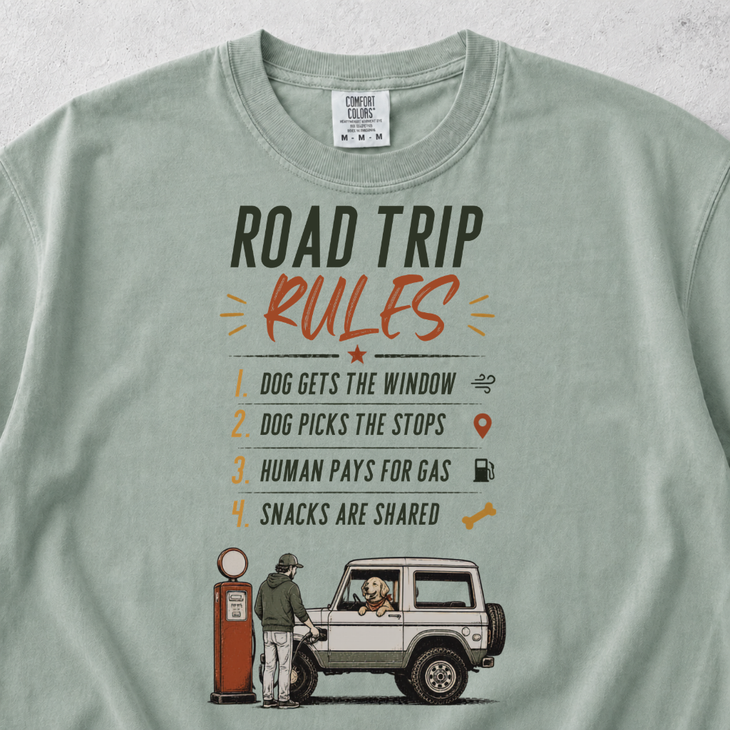 Road Trip Rules T-shirt