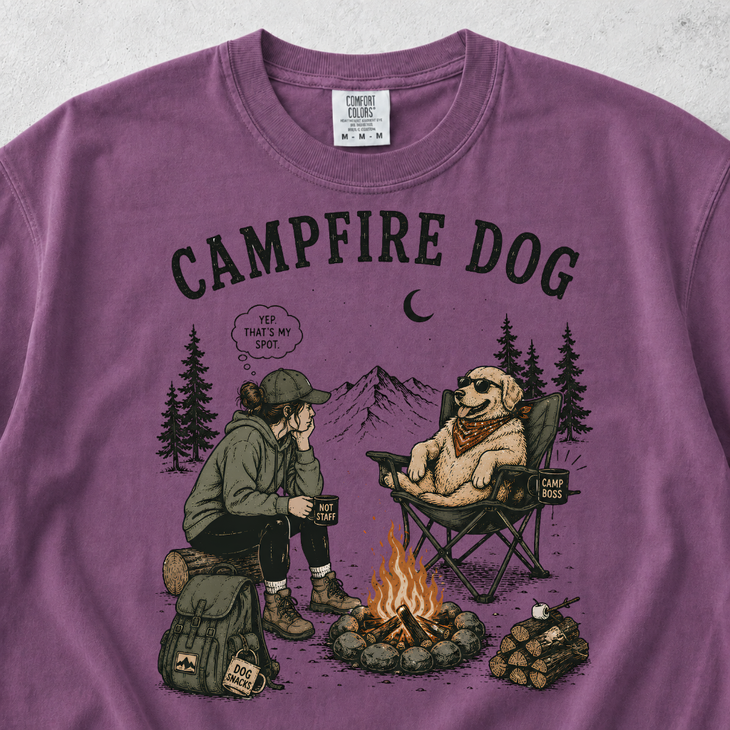 Campfire Dog T-shirt
