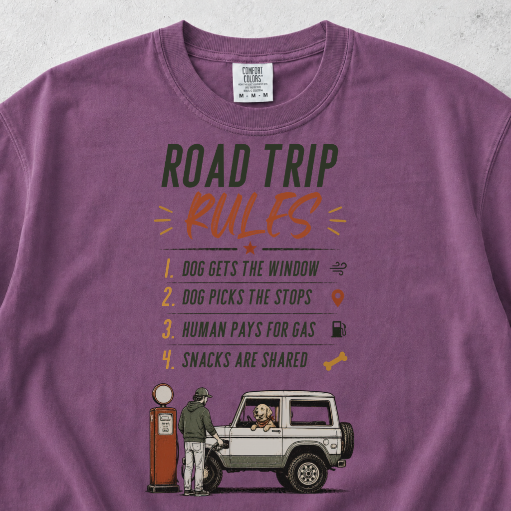Road Trip Rules T-shirt