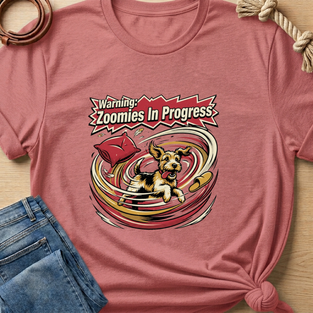 Warning Zoomies T-shirt