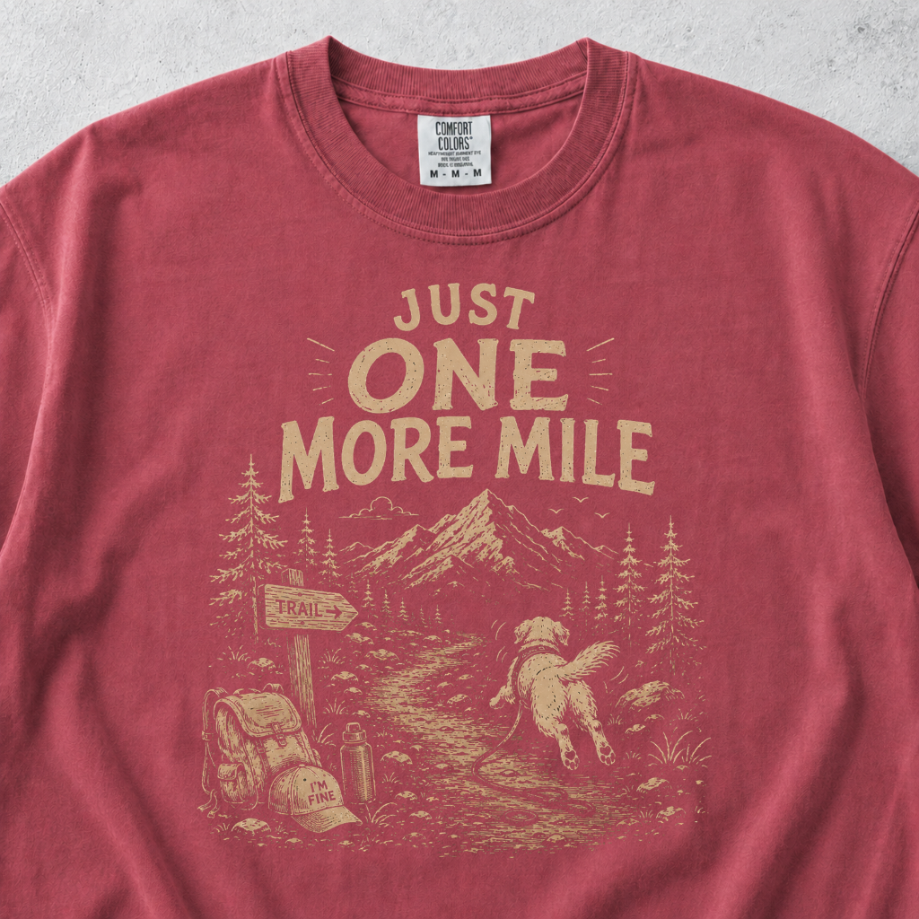 Just one more mile  T-shirt