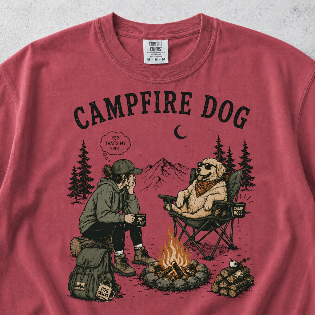Campfire Dog T-shirt