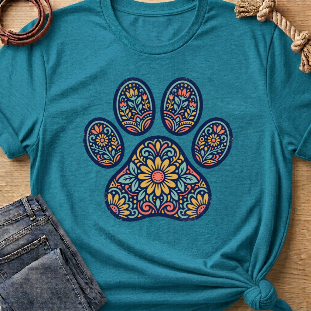 Floral Paw T-shirt