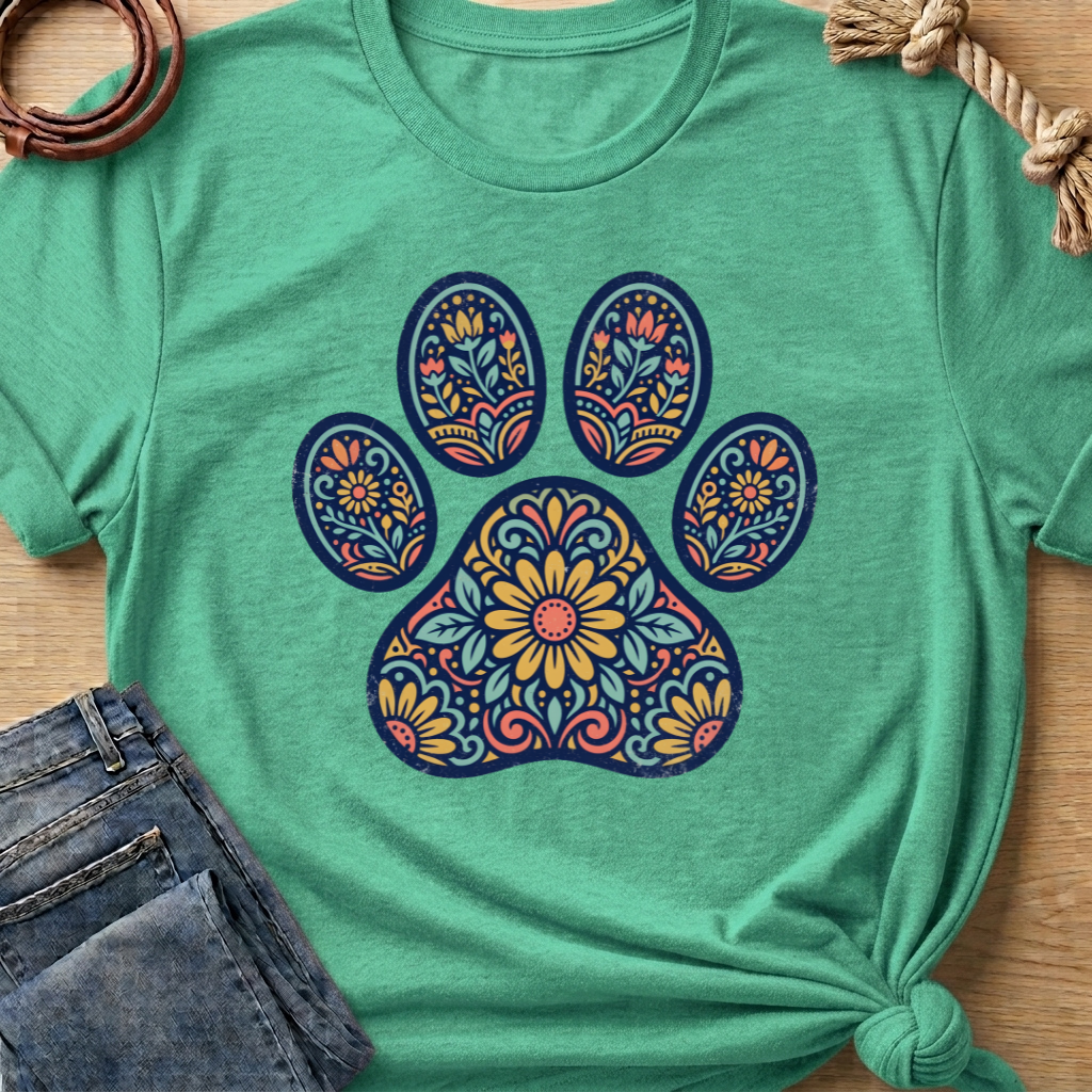 Floral Paw T-shirt