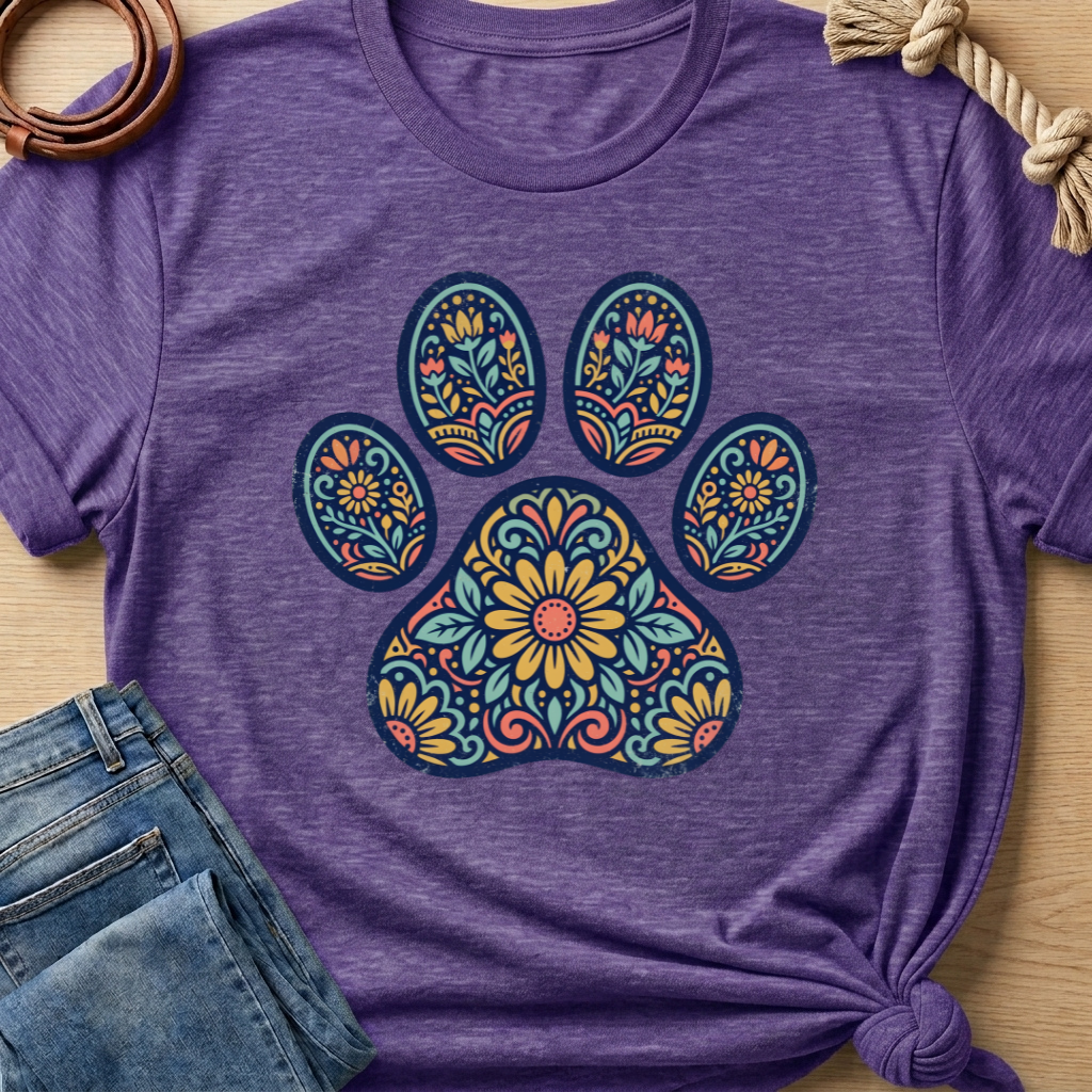 Floral Paw T-shirt