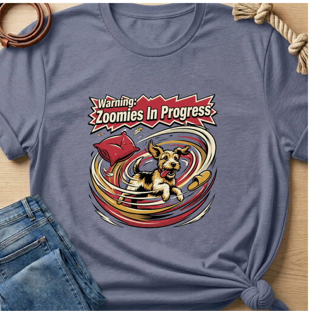 Warning Zoomies T-shirt