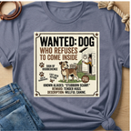 Wanted Dog T-shirt
