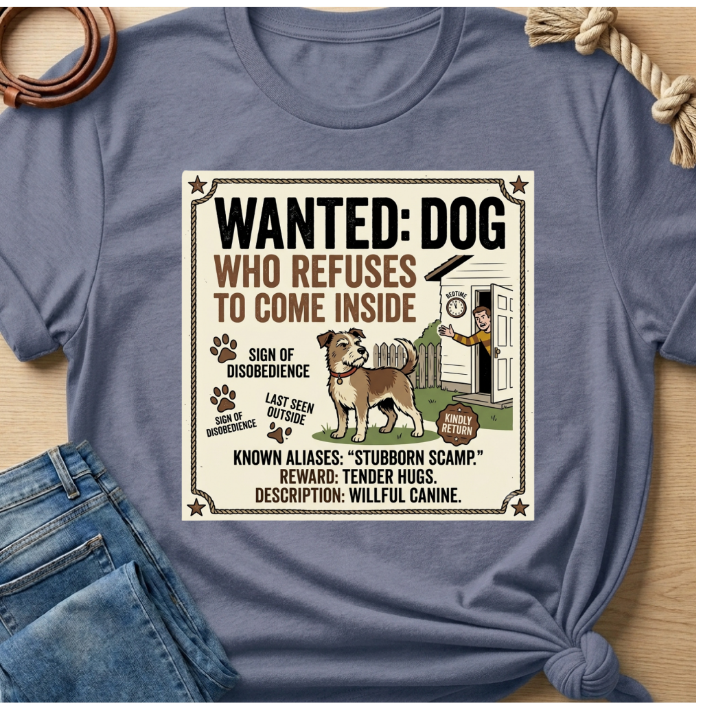 Wanted Dog T-shirt