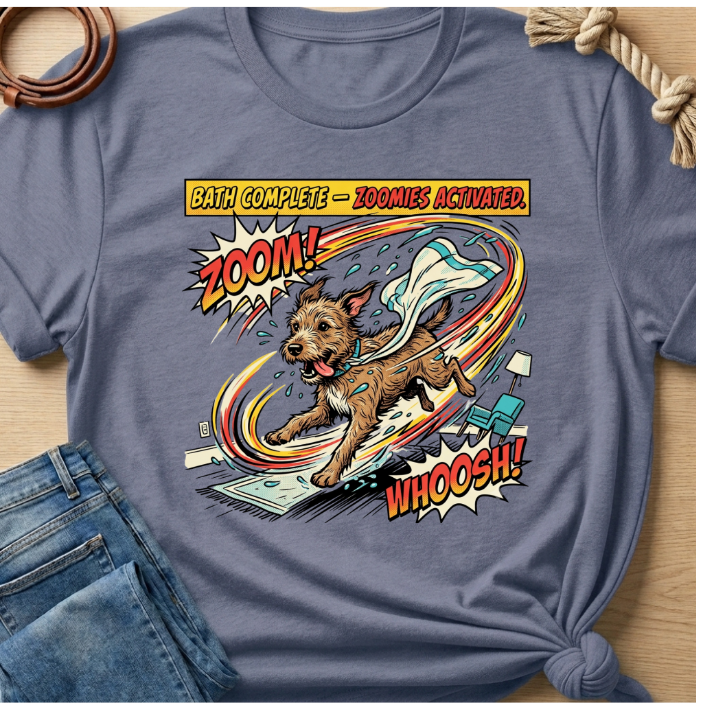 Post Bath Zoomies T-shirt