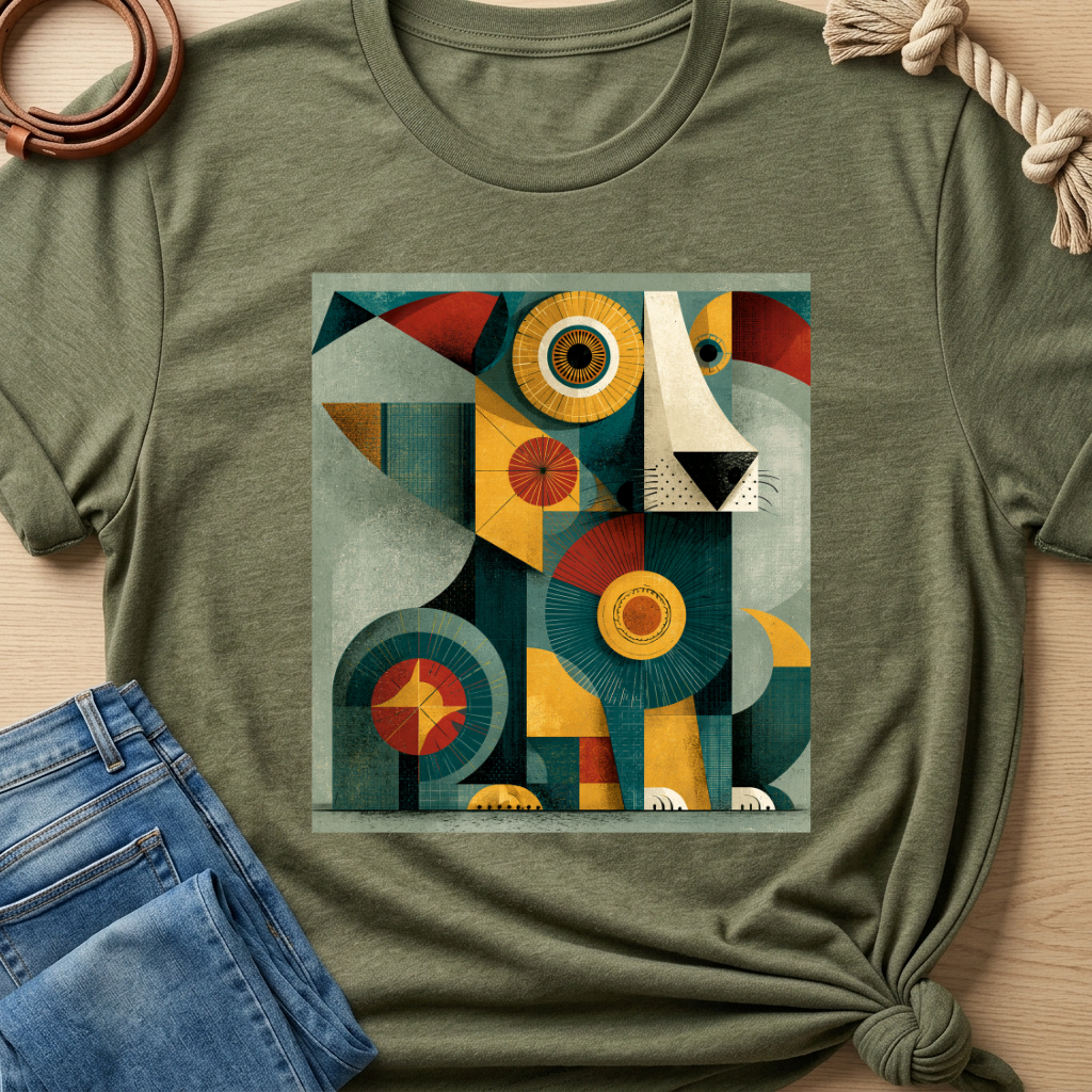 Abstract Dog T-shirt