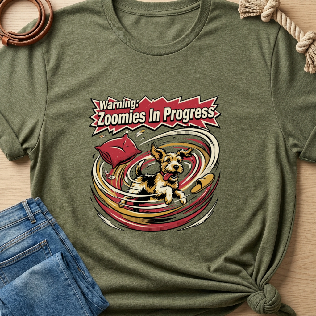 Warning Zoomies T-shirt