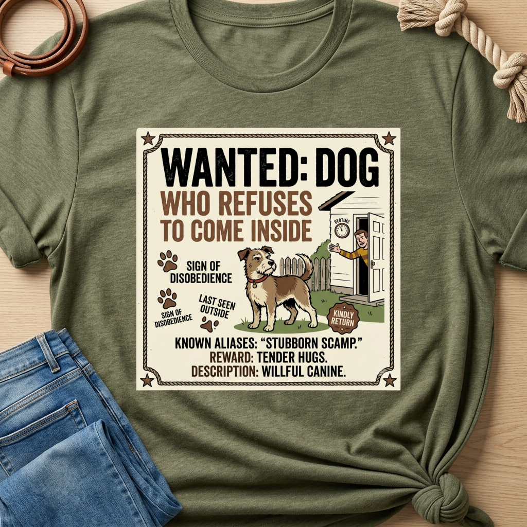 Wanted Dog T-shirt