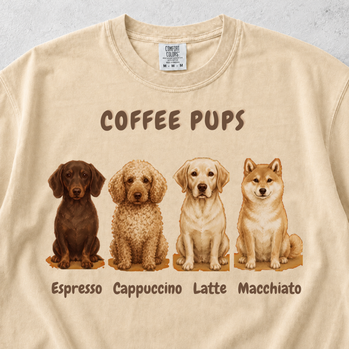 Coffee Pups T-shirt