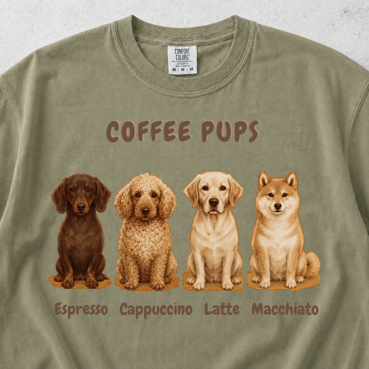 Coffee Pups T-shirt