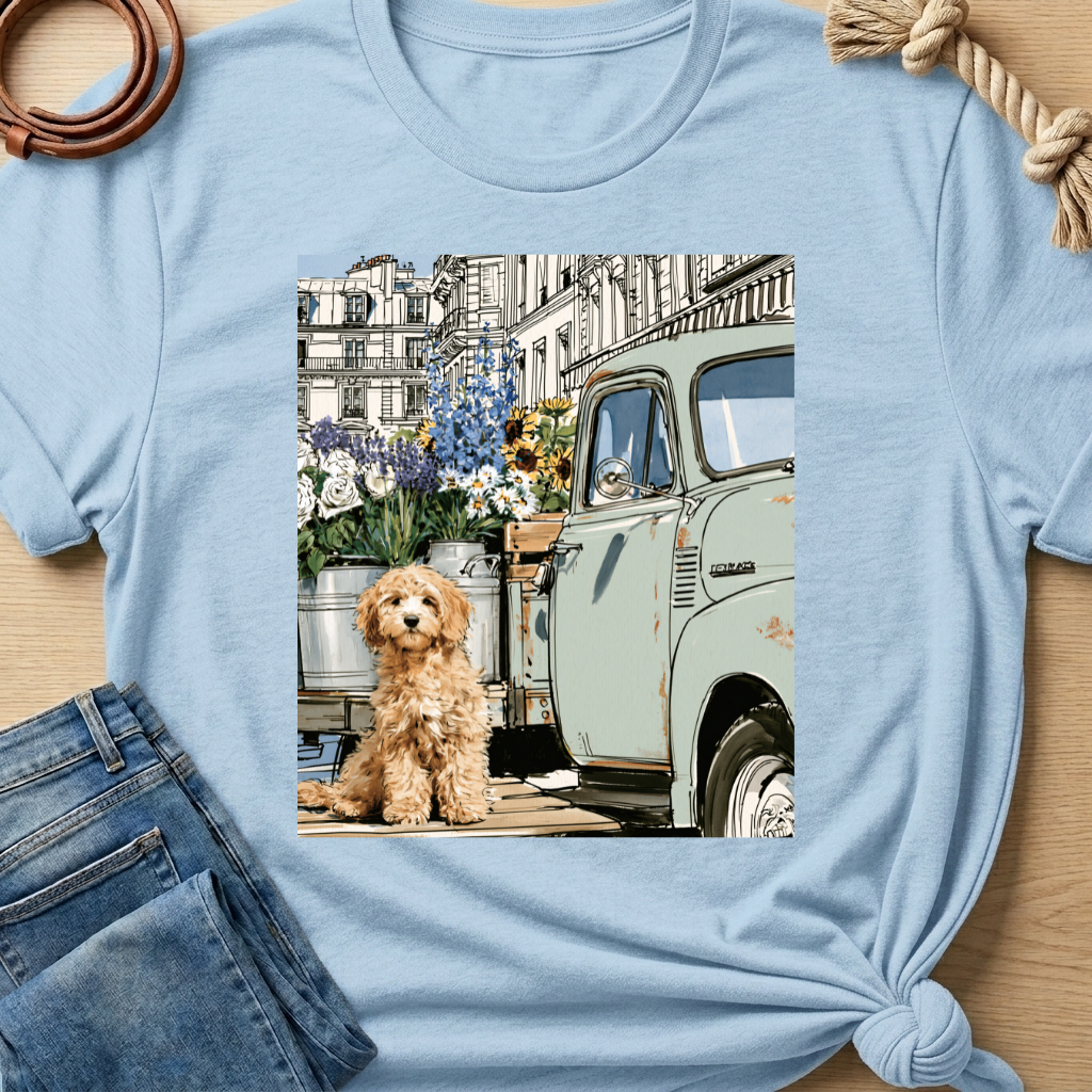 Flower Dog T-shirt