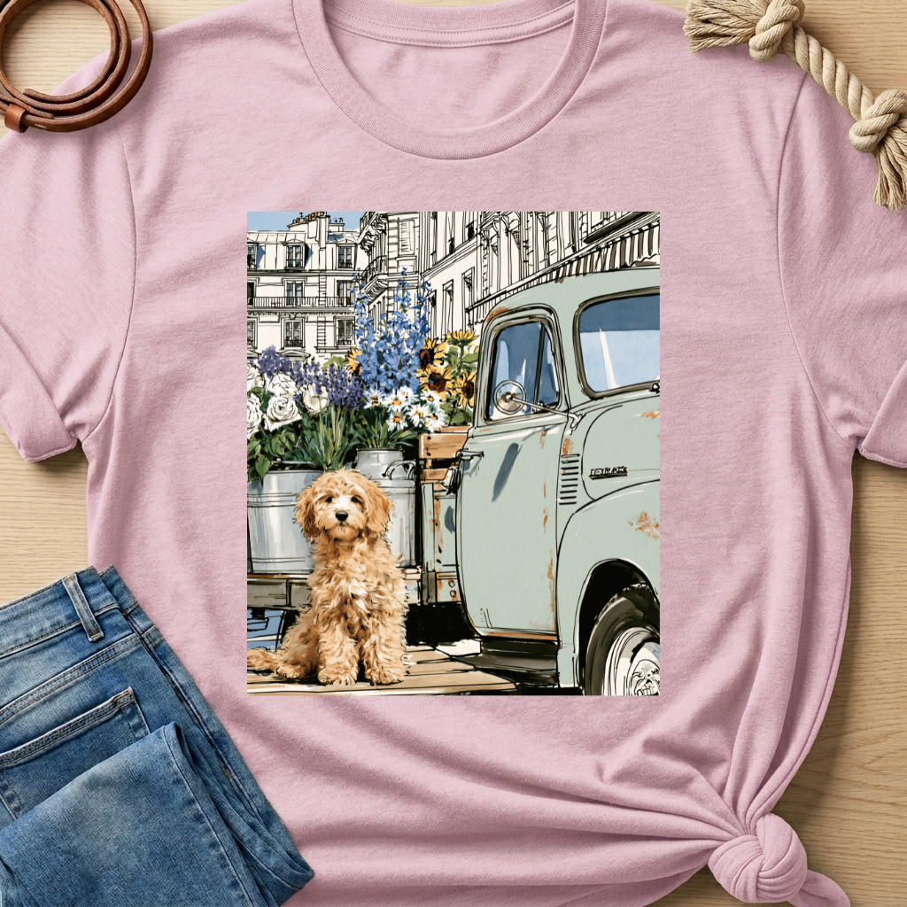 Flower Dog T-shirt