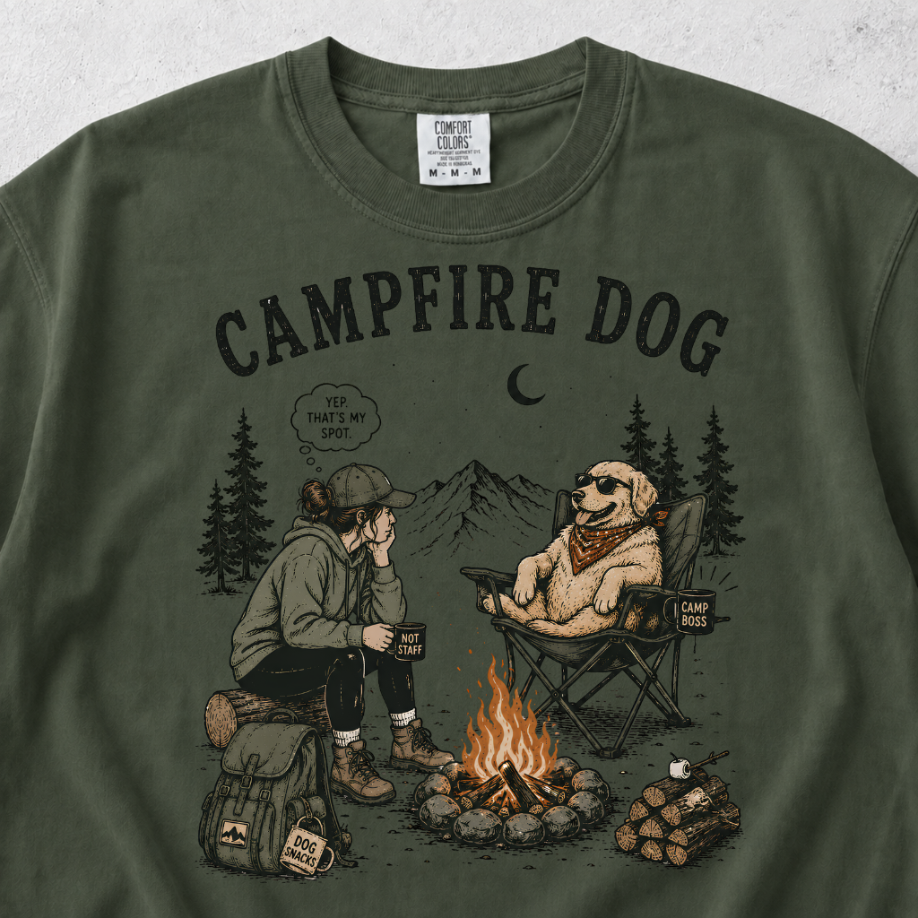 Campfire Dog T-shirt