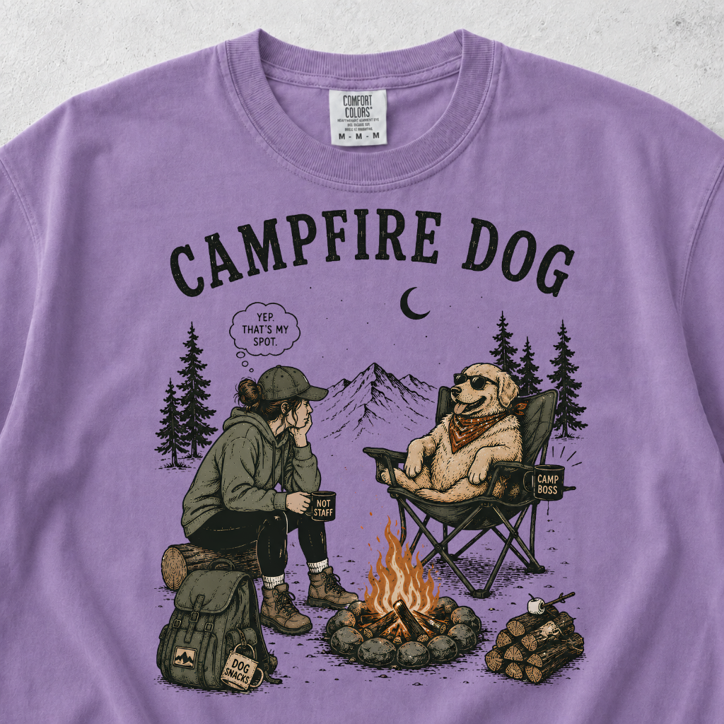 Campfire Dog T-shirt